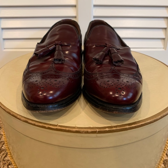 Allen Edmonds Berwick Burgundy Dress Loafers 7 1/2 D main image 2